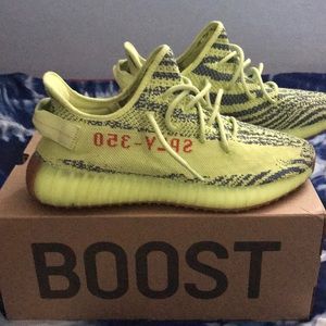 Adidas yeezy 350 semi frozen yellow